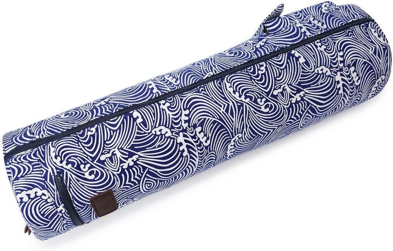 Fremous Yoga Mat Bag,Full-zip Exercise Yoga Mat Canvas Carry Bag for Women and Men - Double Storage Pocket,Easy Access Zipper, Adjustable Shoulder Strap and Handle,Fits Most Mat - Image 3